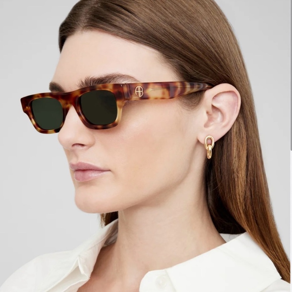 Anine Bing Otis Tortoise Sunglasses